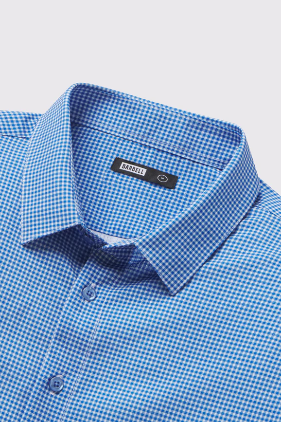 Motive Pattern Short Sleeve Dress Shirt - Image 12