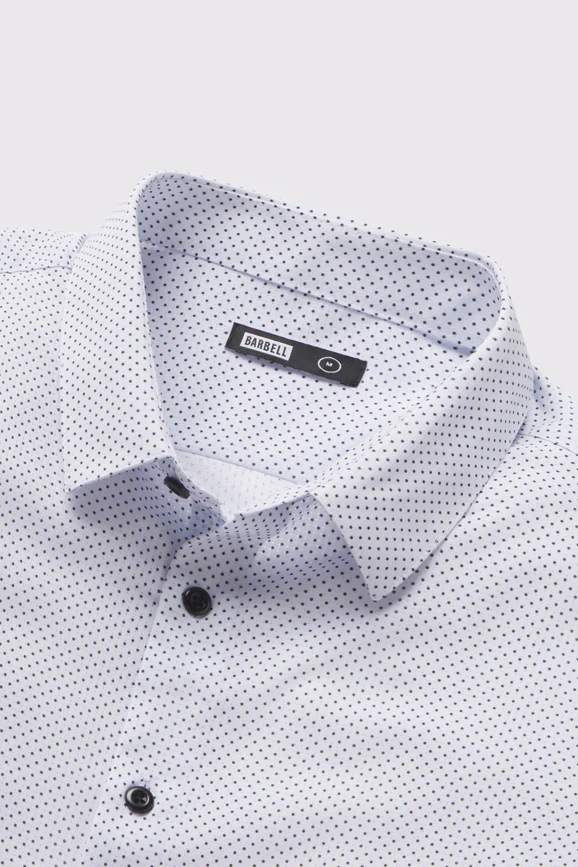 Motive Pattern Short Sleeve Dress Shirt - Image 25
