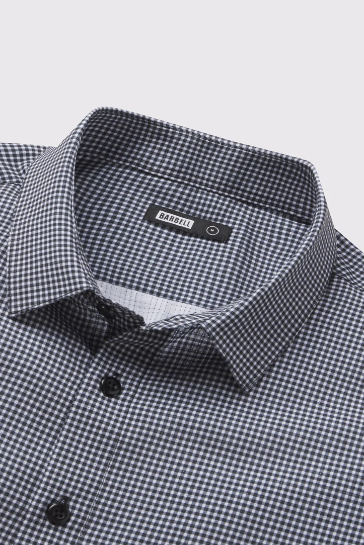 Motive Pattern Short Sleeve Dress Shirt - Image 10