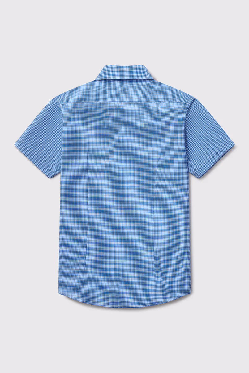 Motive Pattern Short Sleeve Dress Shirt - Image 4